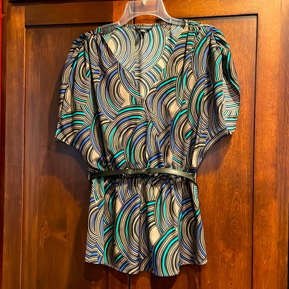 BR cinched waist top